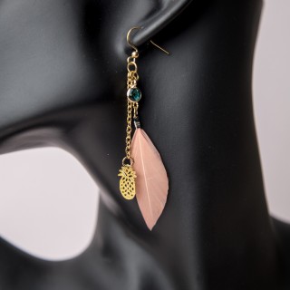 Boucles d'oreilles ananas