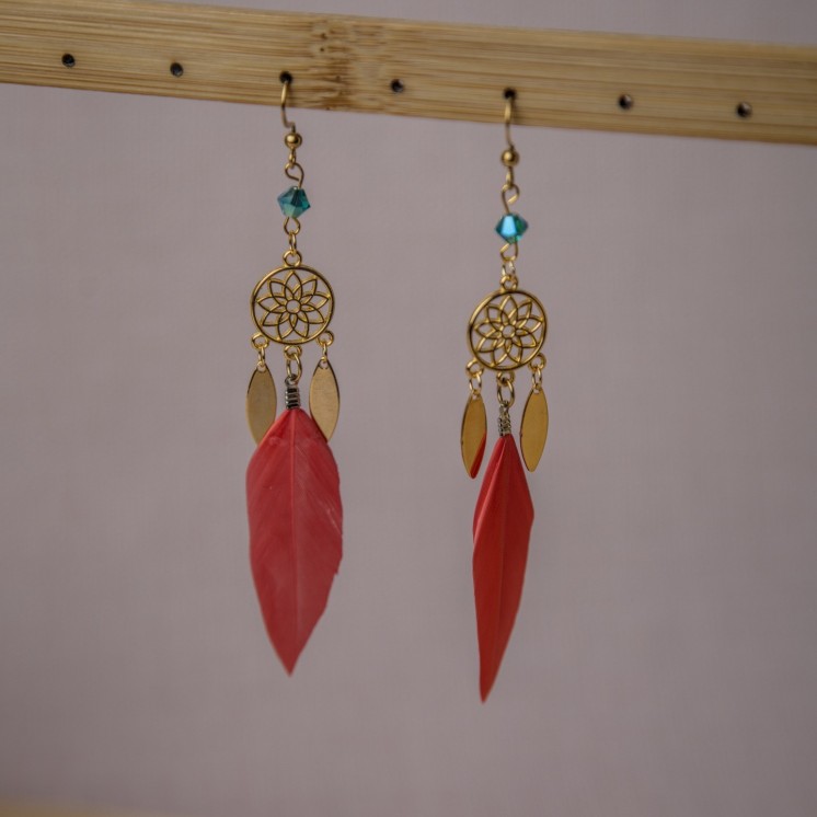 Boucles d'oreilles attrape-rêves